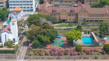 Hong Kong Mimarisinin Gündüz Manzarası 