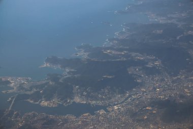 22 Mart 2025 Japonya sınırındaki bir kıyı yarımadasını ele geçiren hava perspektifi