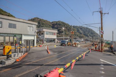 23 Mart 2025 Sakin kırsal bölge demiryolu giriş yapıyor