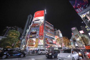 7 Aralık 2024 Japonya 'da Iconic Shibuya Geçidi