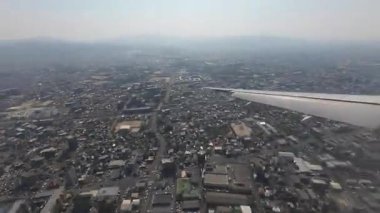 Fukuoka Japonya Vibrant City ve Waterfront Skyline View 5 Nisan 2025 