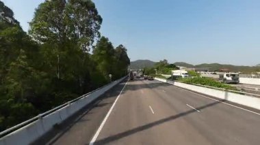 Kuzey Lantau Link Hong Kong Modern Köprü Otoyolu 5 Nisan 2025