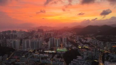 Kowloon Batı Şehir Manzarası 17 Nisan 2021, Sunset