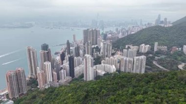Kennedy Town Hong Kong Şehir Liman Bölgesi 4 Nisan 2025  