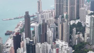 Kennedy Town Hong Kong Şehir Liman Bölgesi 4 Nisan 2025  