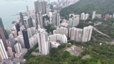 Kennedy Town Hong Kong Şehir Liman Bölgesi 4 Nisan 2025  