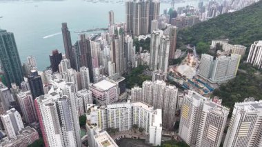 Kennedy Town Hong Kong Şehir Liman Bölgesi 4 Nisan 2025  