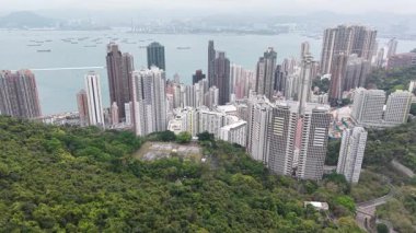 Kennedy Town Hong Kong Şehir Liman Bölgesi 4 Nisan 2025  