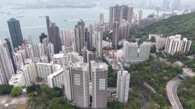 Kennedy Town Hong Kong Şehir Liman Bölgesi 4 Nisan 2025  