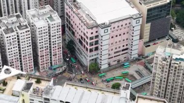 Smithfield Yolu Hong Kong Şehir Caddesi ve Yerel Yaşam Manzarası, 4 Nisan 2025  