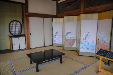 23 Mart 2025 Otantik Japon iç mimarisi Tatami paspasları,