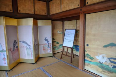 23 Mart 2025 Otantik Japon iç mimarisi Tatami paspasları,