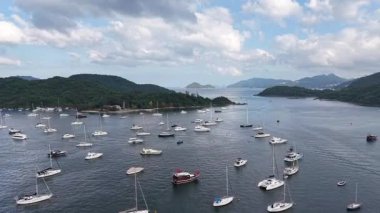 Hebe Haven Yat Kulübü Manzarası, Sai Kung, HK, 21 Nisan 2025