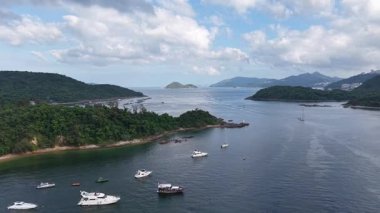 Hebe Haven Yat Kulübü Manzarası, Sai Kung, HK, 21 Nisan 2025