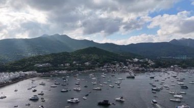 Hebe Haven Yat Kulübü Manzarası, Sai Kung, HK, 21 Nisan 2025