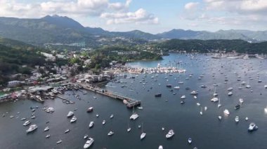 Hebe Haven Yat Kulübü Manzarası, Sai Kung, HK, 21 Nisan 2025