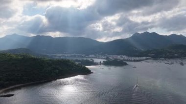 Pak Sha Wan yat limanı manzarası 21 Nisan 2025, Sai Kung HK