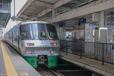 Yolcular trene binmeye hazırlanırken tren bir şehir istasyonunda durdu..