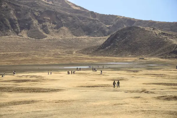 Uçsuz bucaksız düzlükler, parlak tepelere doğru uzanır.,