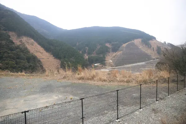 Doğal ve bakımlı bitki örtüsüne sahip dağ arazisi,