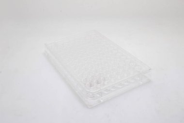 Araştırma için laboratuvar deneylerinde kullanılan mikro titre levha
