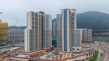 Tamamlanmış bir inşaat alanının görüntüsü