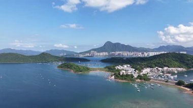 Geleneksel balıkçı köyü Sam Mun Tsai Hong Kong kıyısı, 7 Haziran 2025