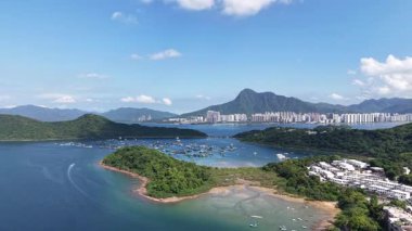 Geleneksel balıkçı köyü Sam Mun Tsai Hong Kong kıyısı, 7 Haziran 2025