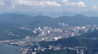 Modern Shatin bölgesi nehir manzaralı 7 Haziran 2025