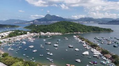 Shuen Wan Tayfunu Sığınak Koruma Limanı ve Hong Kong tekneleri, 7 Haziran 2025