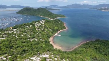 Ma Shi Chau 'nun Rock Adası manzarası, 7 Haziran 2025