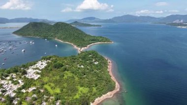 Ma Shi Chau 'nun Rock Adası manzarası, 7 Haziran 2025
