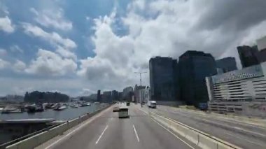 Doğu 6 Haziran 2025 'te Kowloon' daki Kwun Tong Bypass atardamarı yükseltildi. 