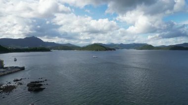 Liman Barınağı Sakin Liman Kıyı Manzarası Tekneleri Hong Kong, 21 Haziran 2025