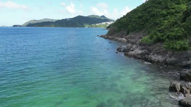 Liman Barınağı Sakin Liman Kıyı Manzarası Tekneleri Hong Kong, 21 Haziran 2025