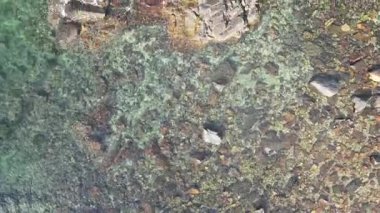 Rock Beach Sahili Sahili Sahili Dalgaları Kıyı Şeridi Manzarası, Hong Kong