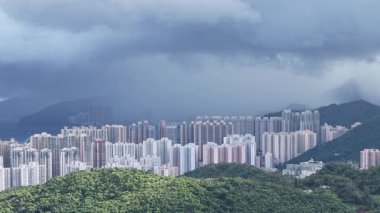 Tseung Kwan O Modern Skyline Kıyı Bölgesi Hong Kong, 21 Haziran 2025