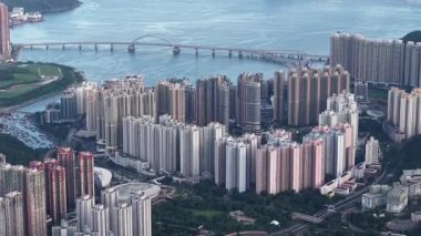 Tseung Kwan O Modern Skyline Kıyı Bölgesi Hong Kong, 21 Haziran 2025