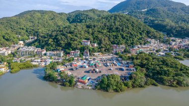 Nam Wai Sai Kung Köyünün Hong Kong kırsal evi