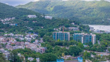 Bakış açısı yoğun binalar, yeşil alanlar