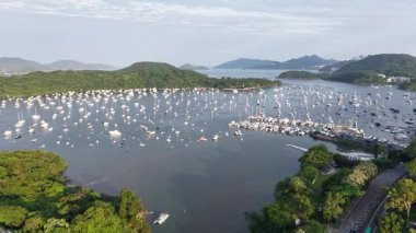 Gün batımı manzarası sakin deniz suyuyla Hebe Haven İskelesi 4 Temmuz 2025