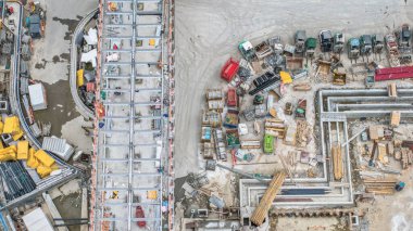 Ayrıntılı Hava Görünümü Yapı Tarafının Organize Düzeni ve Eylemleri, HK