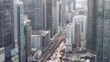 Kwun Tong 'daki Manzaralı Sokak Hayatı Sabah Şehir Sahnesi 6 Temmuz 2025