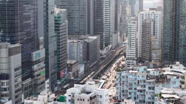 Kwun Tong 'daki Manzaralı Sokak Hayatı Sabah Şehir Sahnesi 6 Temmuz 2025