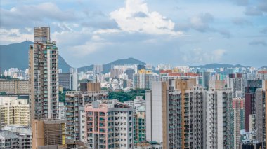 Hong Kong 'da çağdaş şehir konutları