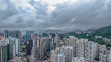 Kowloon kentindeki kamu konutlarının yenilenmesi.