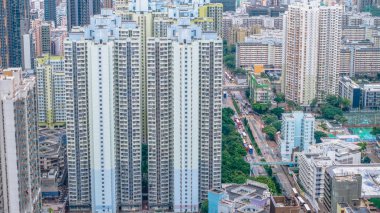 Cheung Sha Wan Şehir Sahnesi Hong Kong