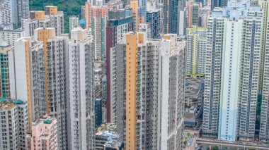 Hong Kong 'da çağdaş şehir konutları