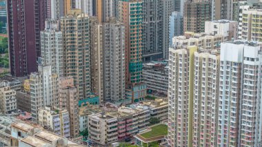 Kowloon kentindeki kamu konutlarının yenilenmesi.