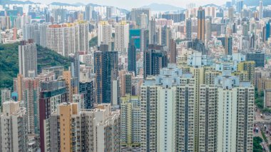 Cheung Sha Wan Şehir Sahnesi Hong Kong